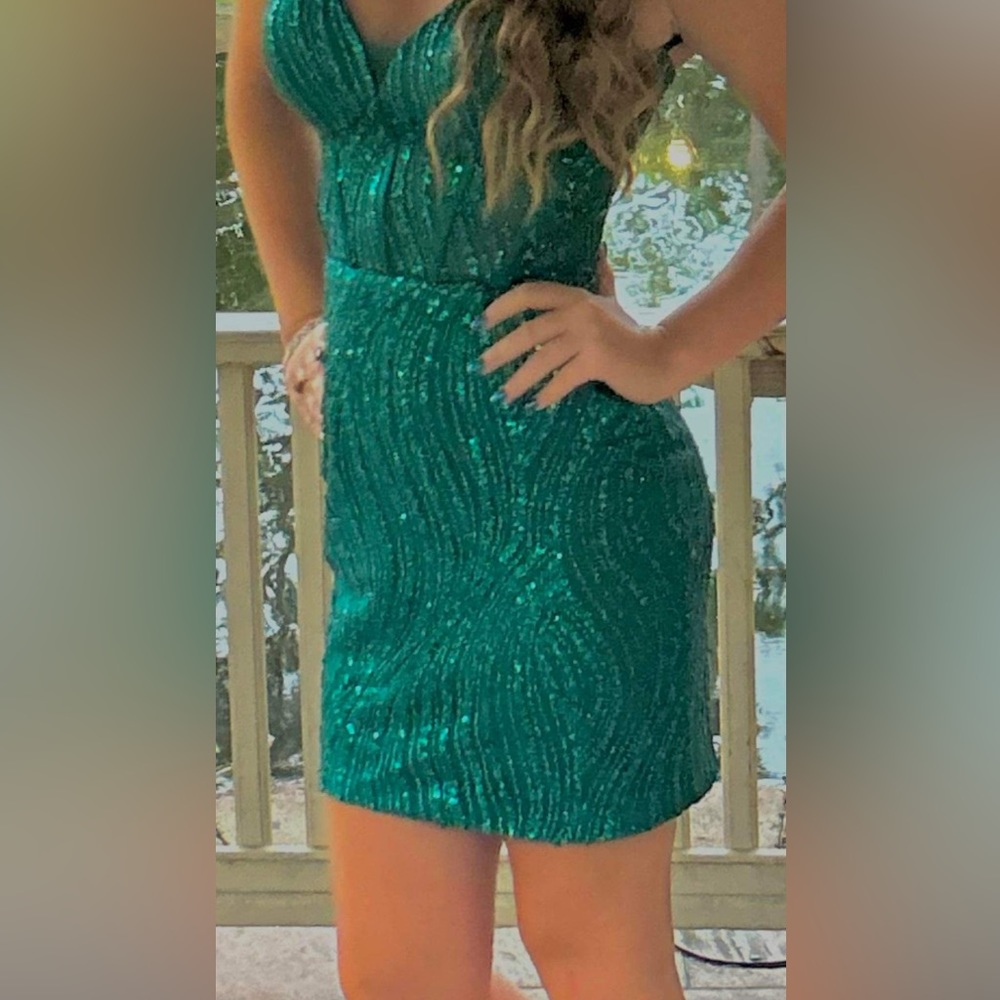 Emerald green formal dress,small,Ed Young